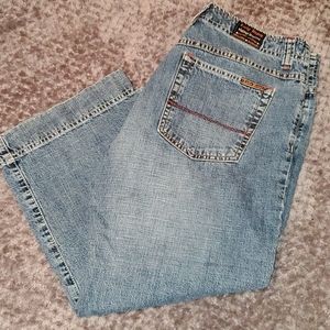 Lucky Brand dungarees sz 12/31. Cropped jeans